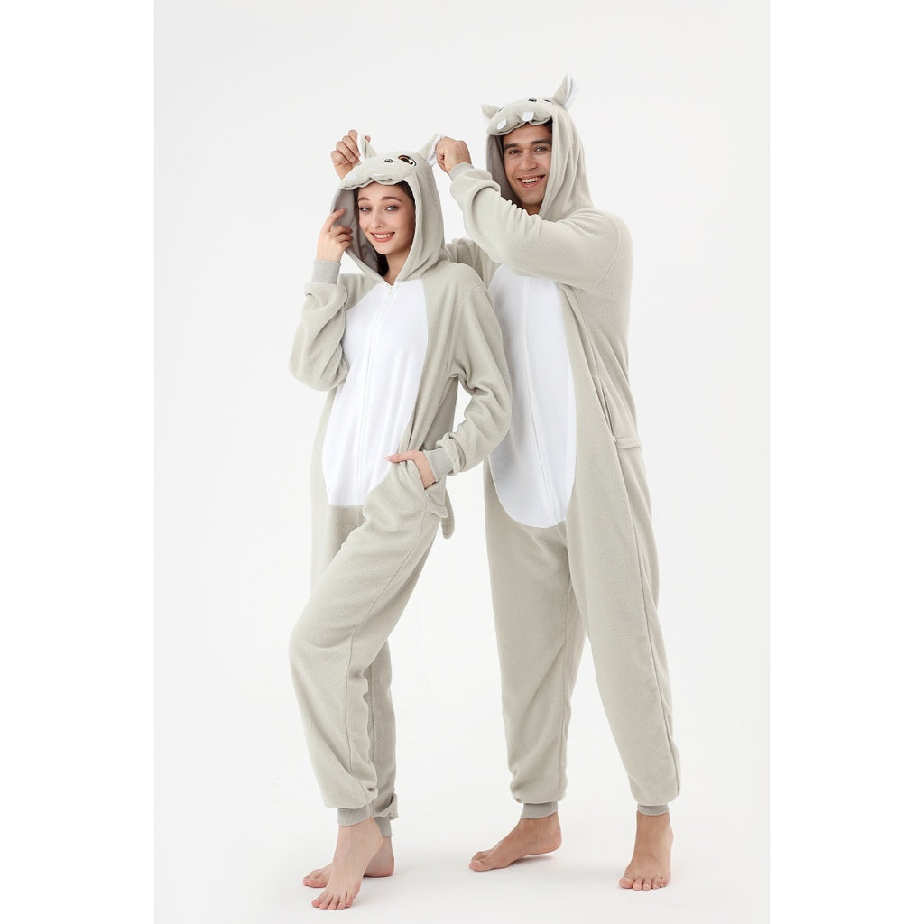 Onesie Animal Fleece Pajamas