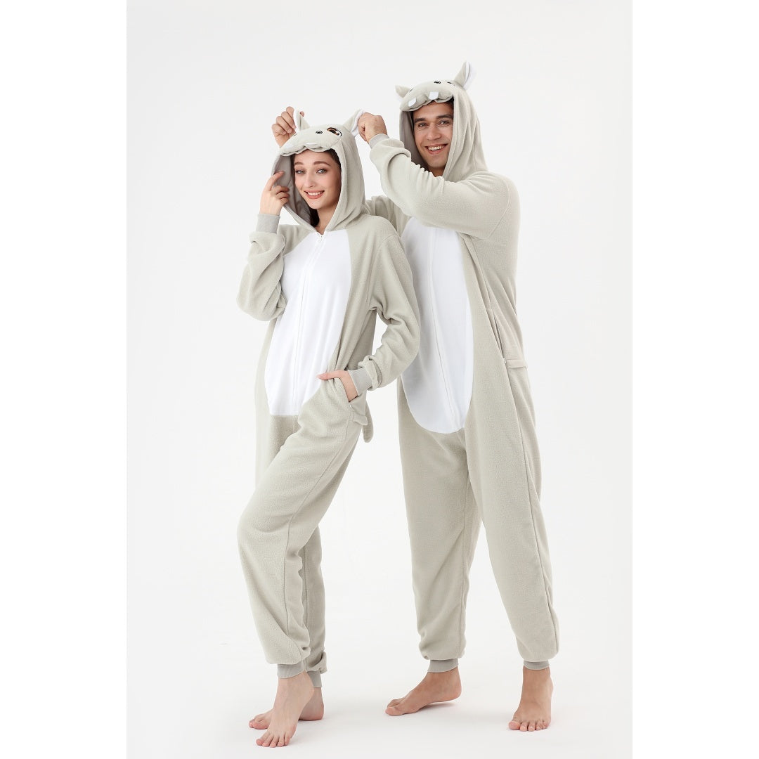 Onesie Animal Fleece Pajamas