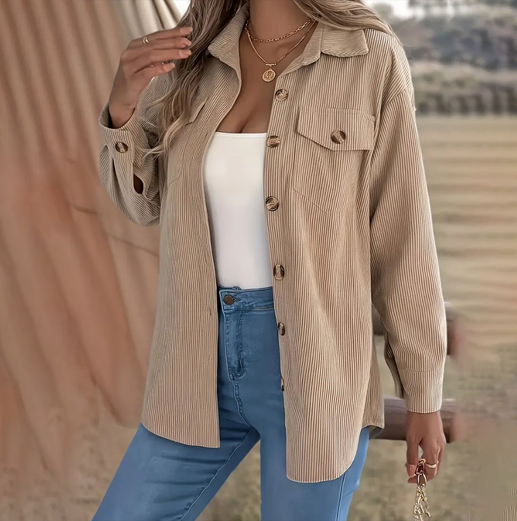 Women's Corduroy Shirt Jacket