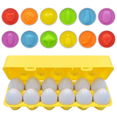 Smart Egg Shape Matching Montessori Eggs Toy for Kids & Children