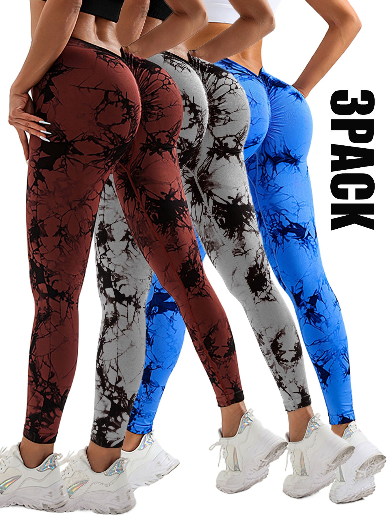 Women's Support Scrunch Leggings - 3 Pack