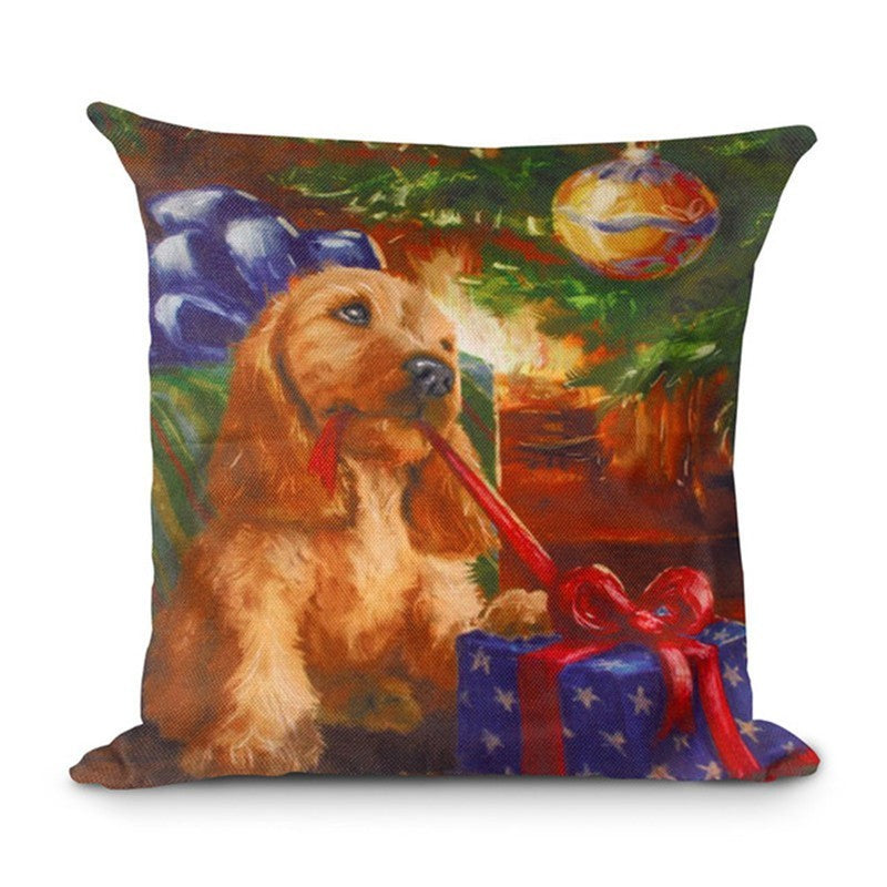 Home Creative Linen Christmas Pillowcase