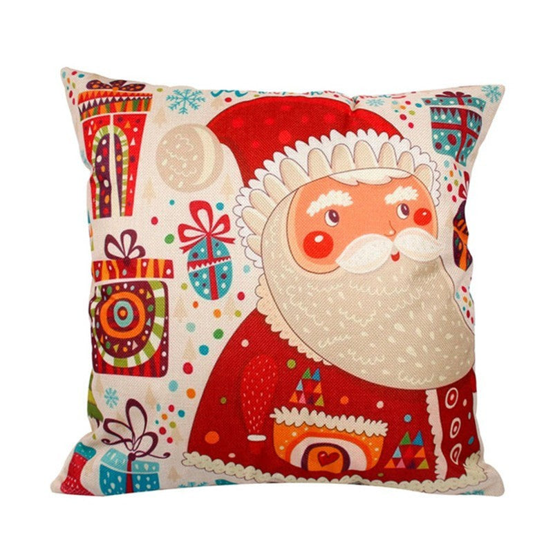 Home Creative Linen Christmas Pillowcase