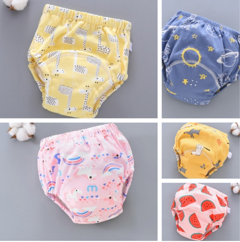 Washable Baby Training Pants 6-layer Gauze Diaper Cover