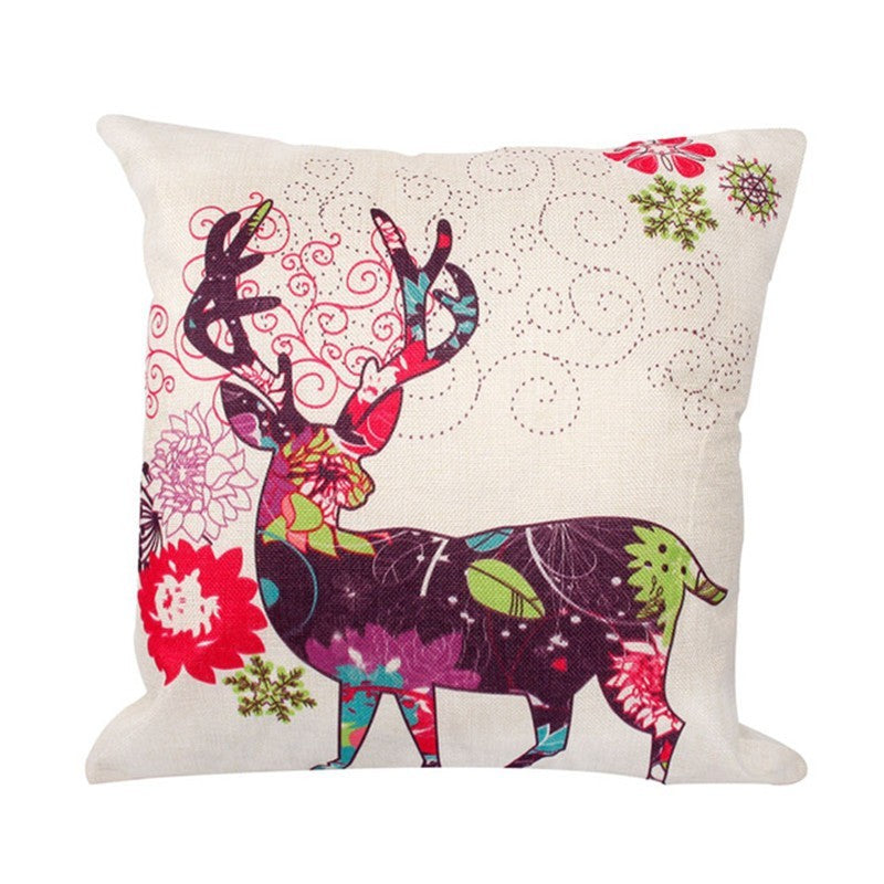 Home Creative Linen Christmas Pillowcase