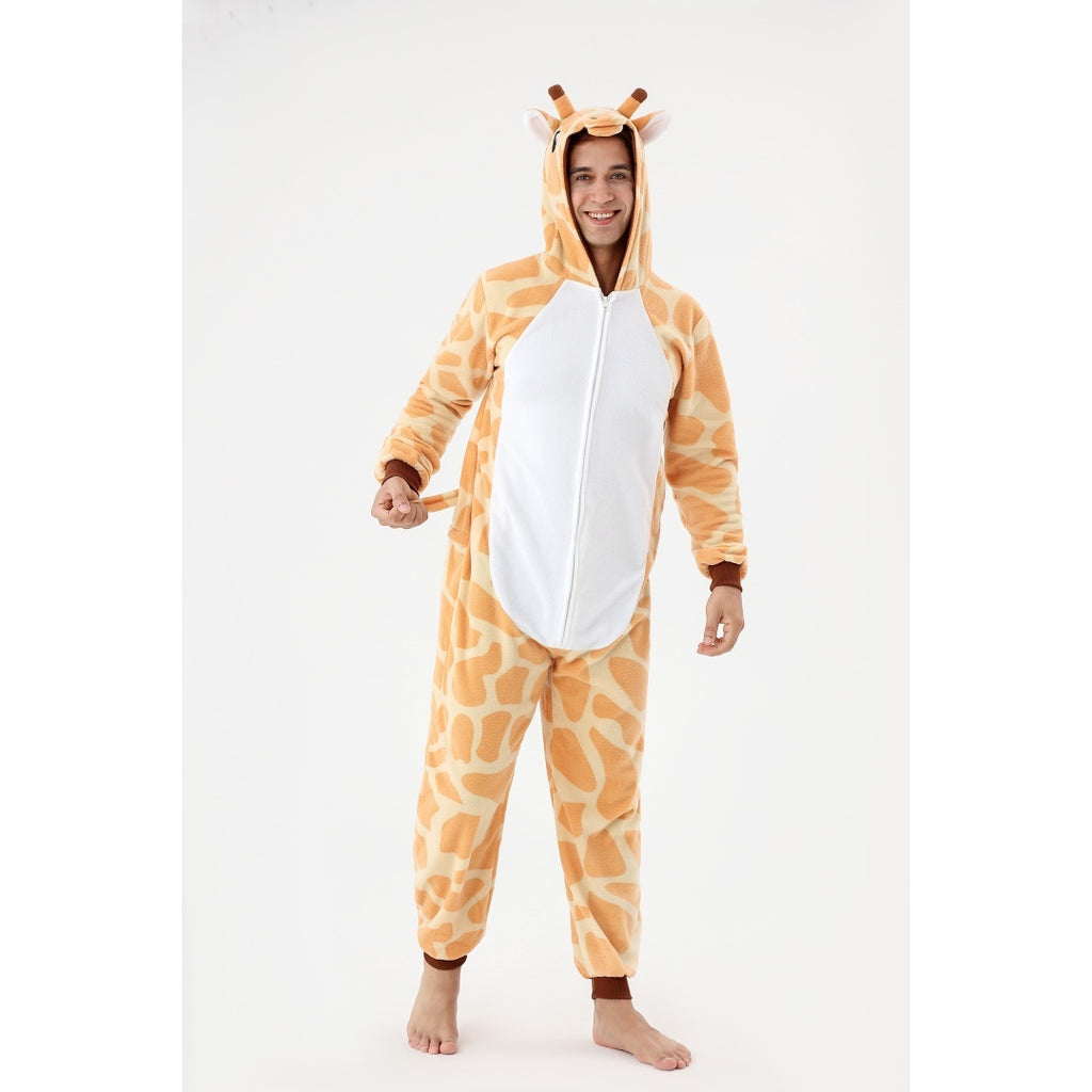 Onesie Giraffe  Fleece Pajamas