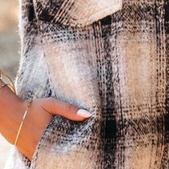 Casual Plaid Shirt Jacket