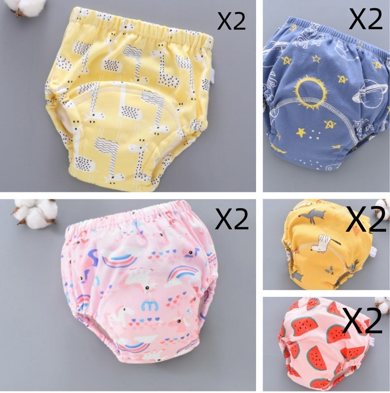 Washable Baby Training Pants 6-layer Gauze Diaper Cover