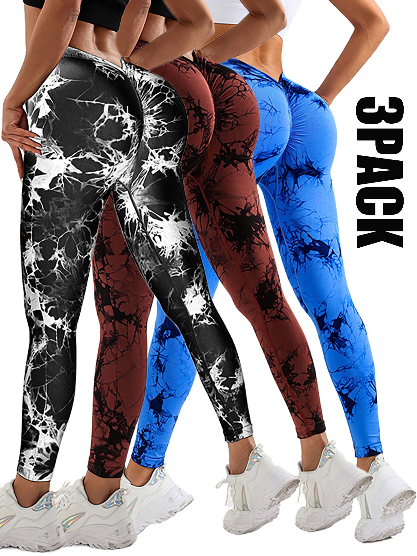 Women's Support Scrunch Leggings - 3 Pack