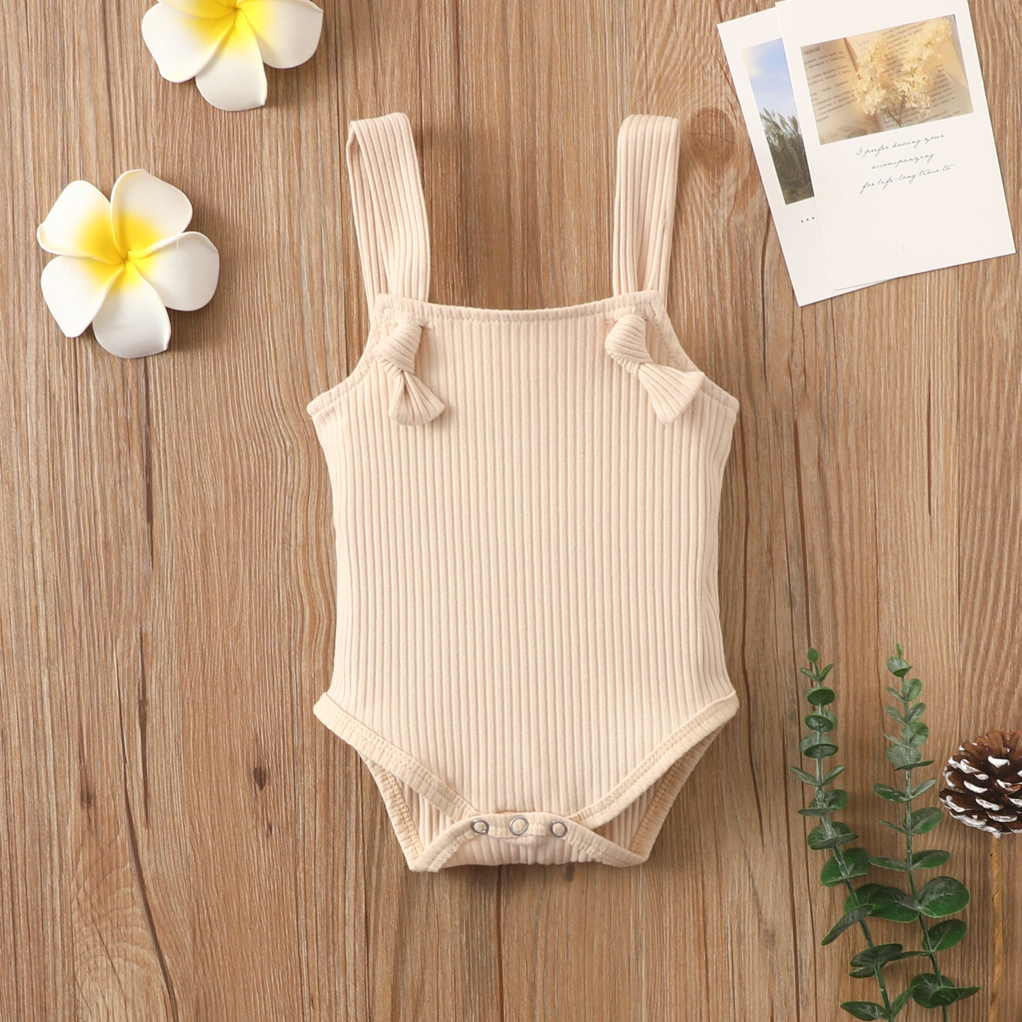 Baby Cotton Strap Romper