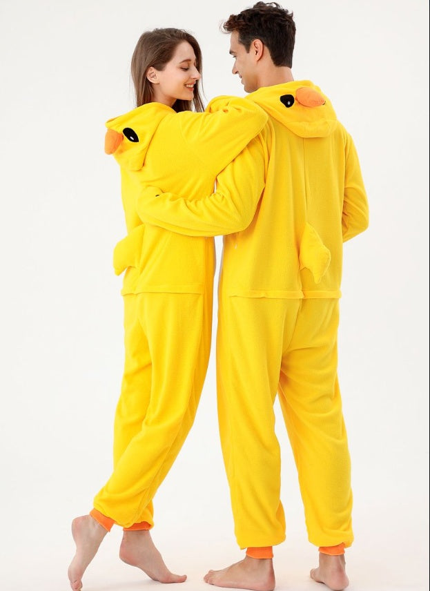 Onesie Duck Fleece Pajamas