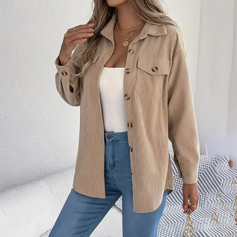 Women's Corduroy Shirt Jacket