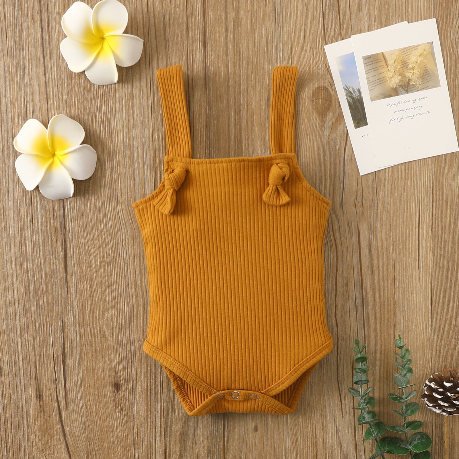 Baby Cotton Strap Romper