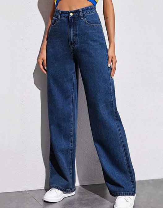 Ladies Wide Leg Jeans