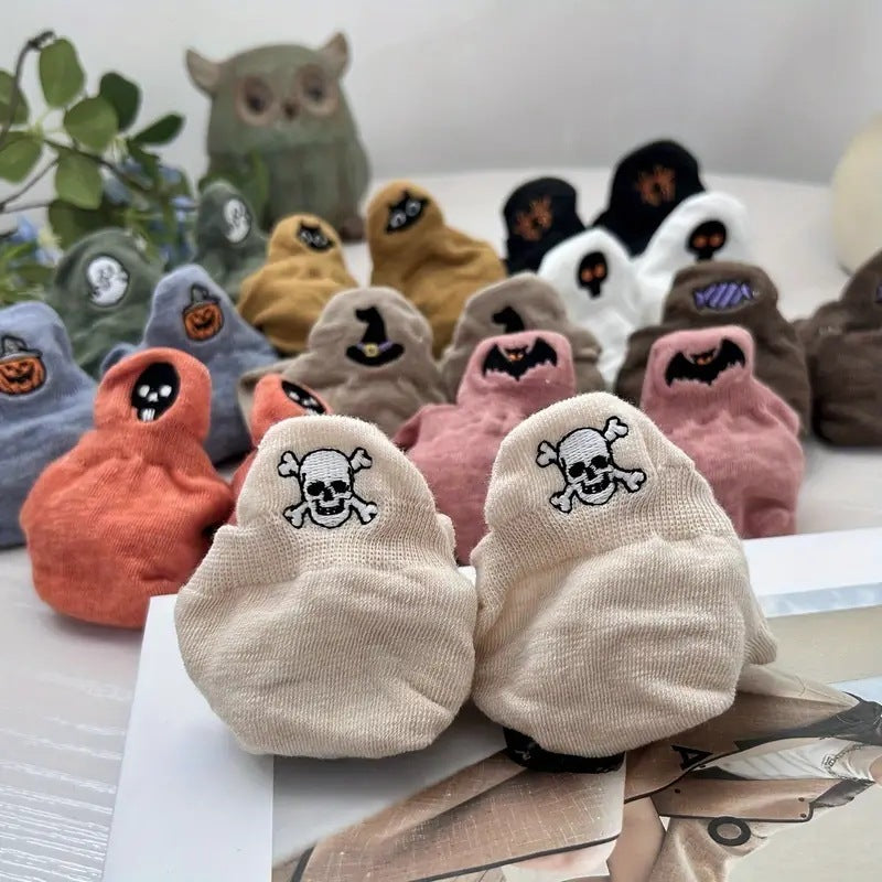 Cute Fun Embroidered Low Cut Socks