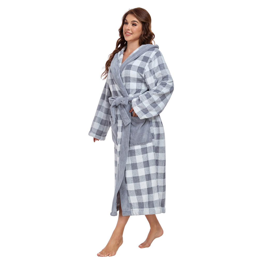 Luxury Plush Fleece Robe For Women