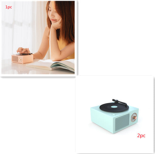 Retro Phonograph Wireless mini portable Bluetooth compatible speaker