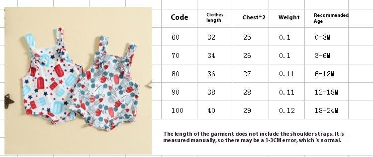 Baby Front Knotted Suspender Pants