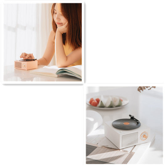 Retro Phonograph Wireless mini portable Bluetooth compatible speaker