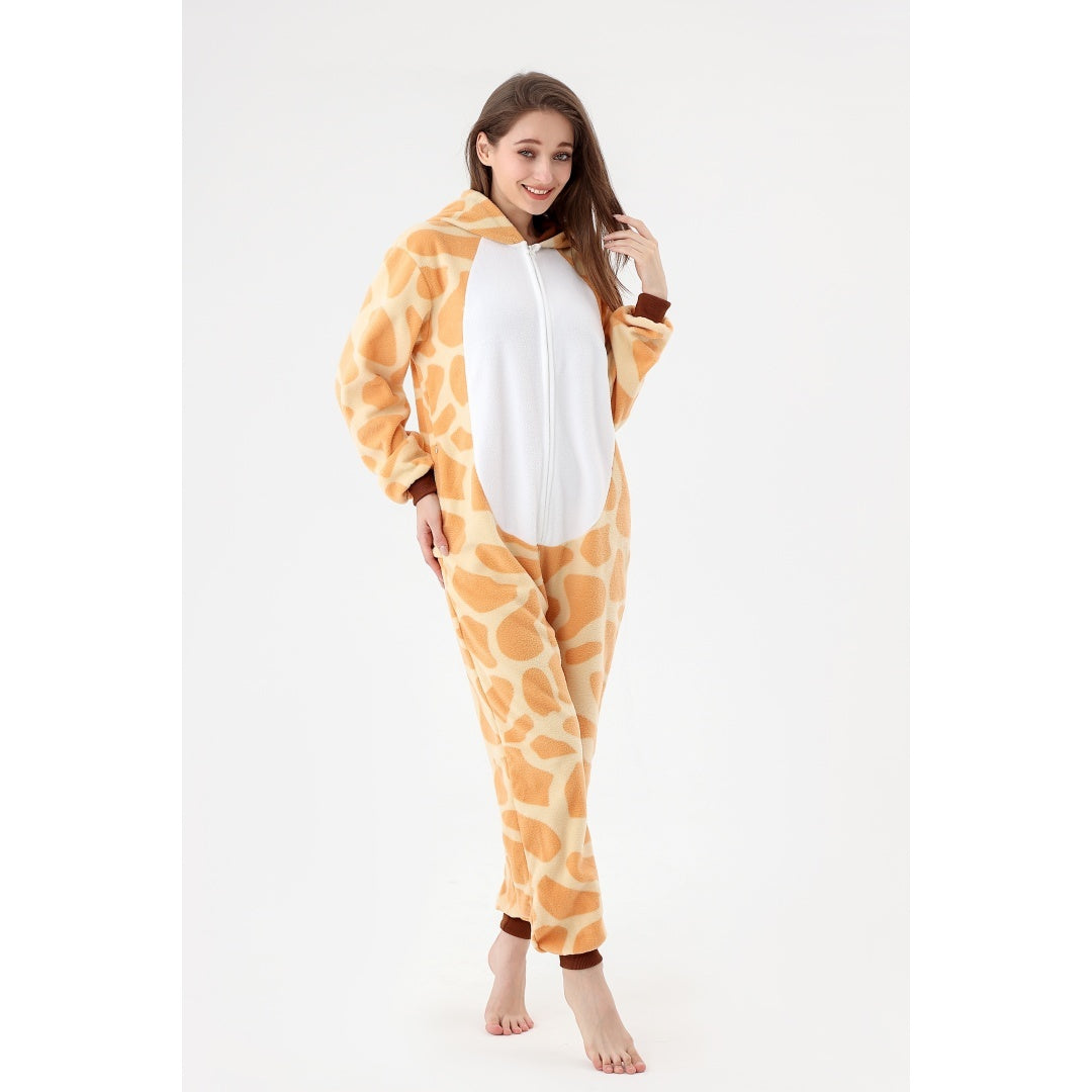 Onesie Giraffe  Fleece Pajamas