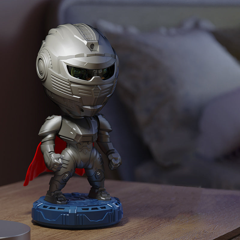 Mecha Samurai Starry Sky Projection Night Light